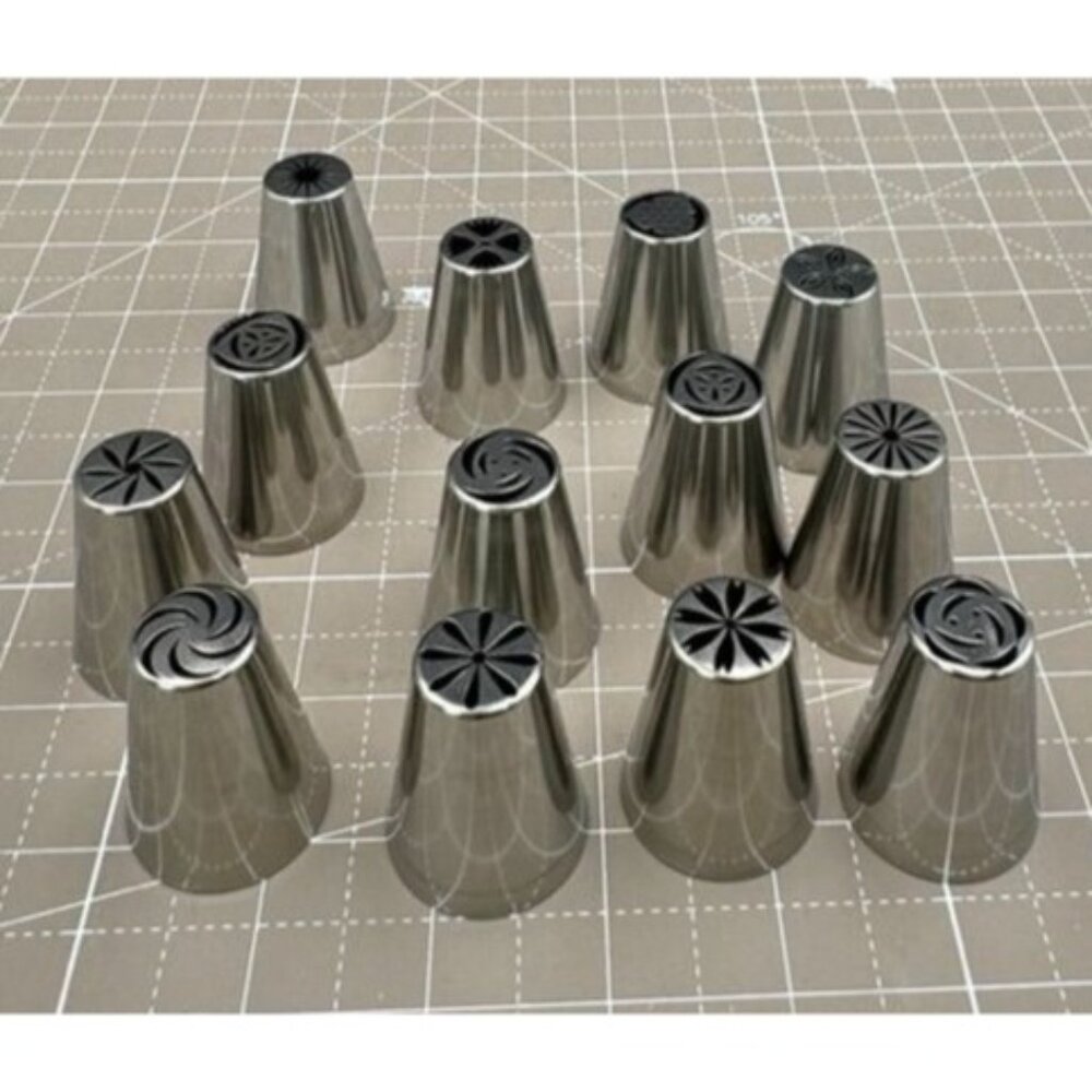 Vintage Cookie Metal Piping Tips Cake Cookie Decorating